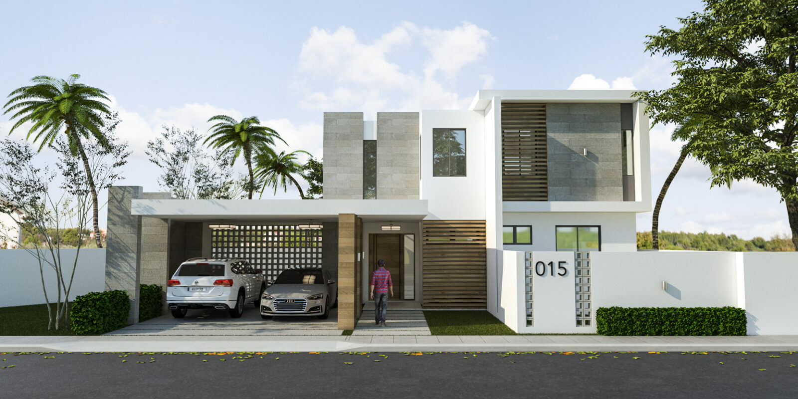 Diseño de residencia moderna